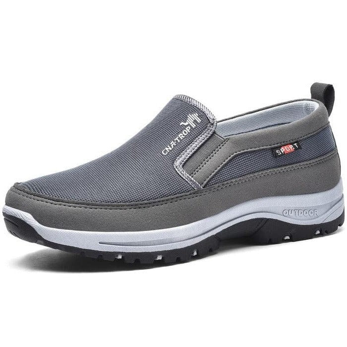 Waterproof Leather Walking Shoes with Arch Support