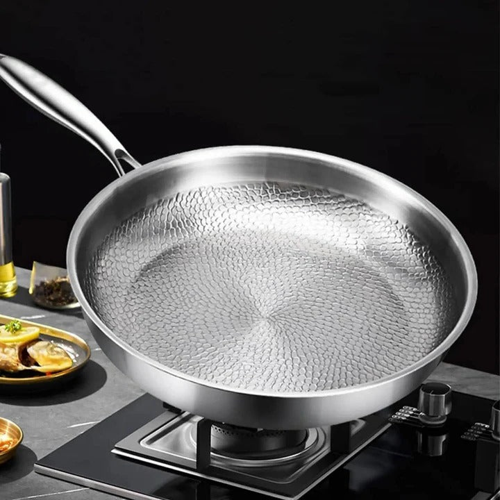 Non-Toxic Titanium Non-Stick Pan for Induction and Gas Stoves