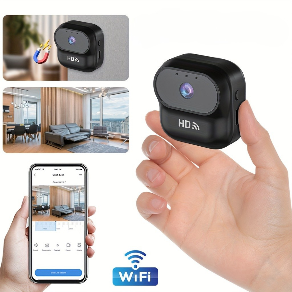 Mini Wireless WiFi Security Camera 1080P Indoor Monitor