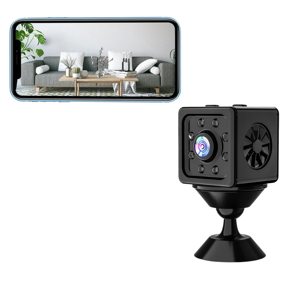 Mini Wireless WiFi Security Camera with 1080P Night Vision