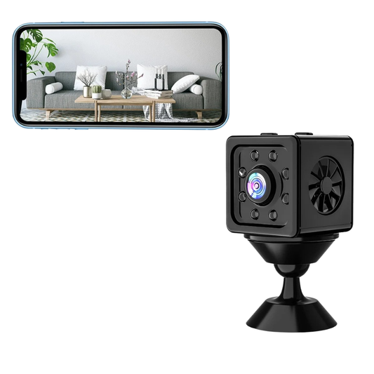 Mini Wireless WiFi Security Camera with 1080P Night Vision