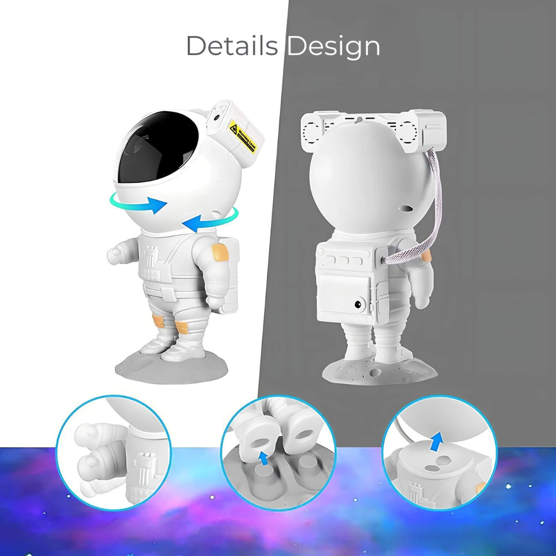 Astronaut Galaxy Projector Night Light Lamp
