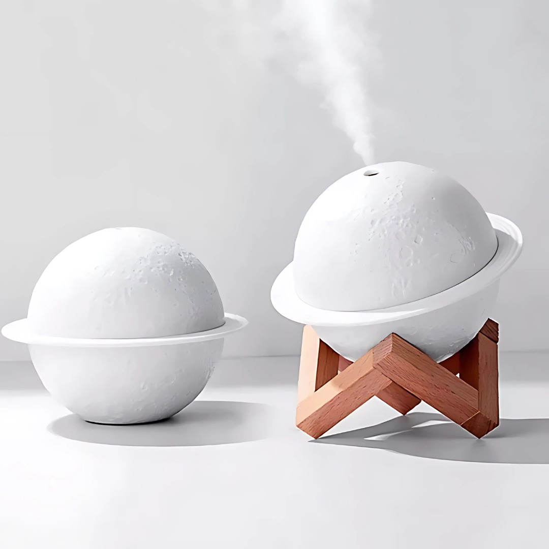 Moon LED Humidifier Night Light with Aromatherapy Diffuser