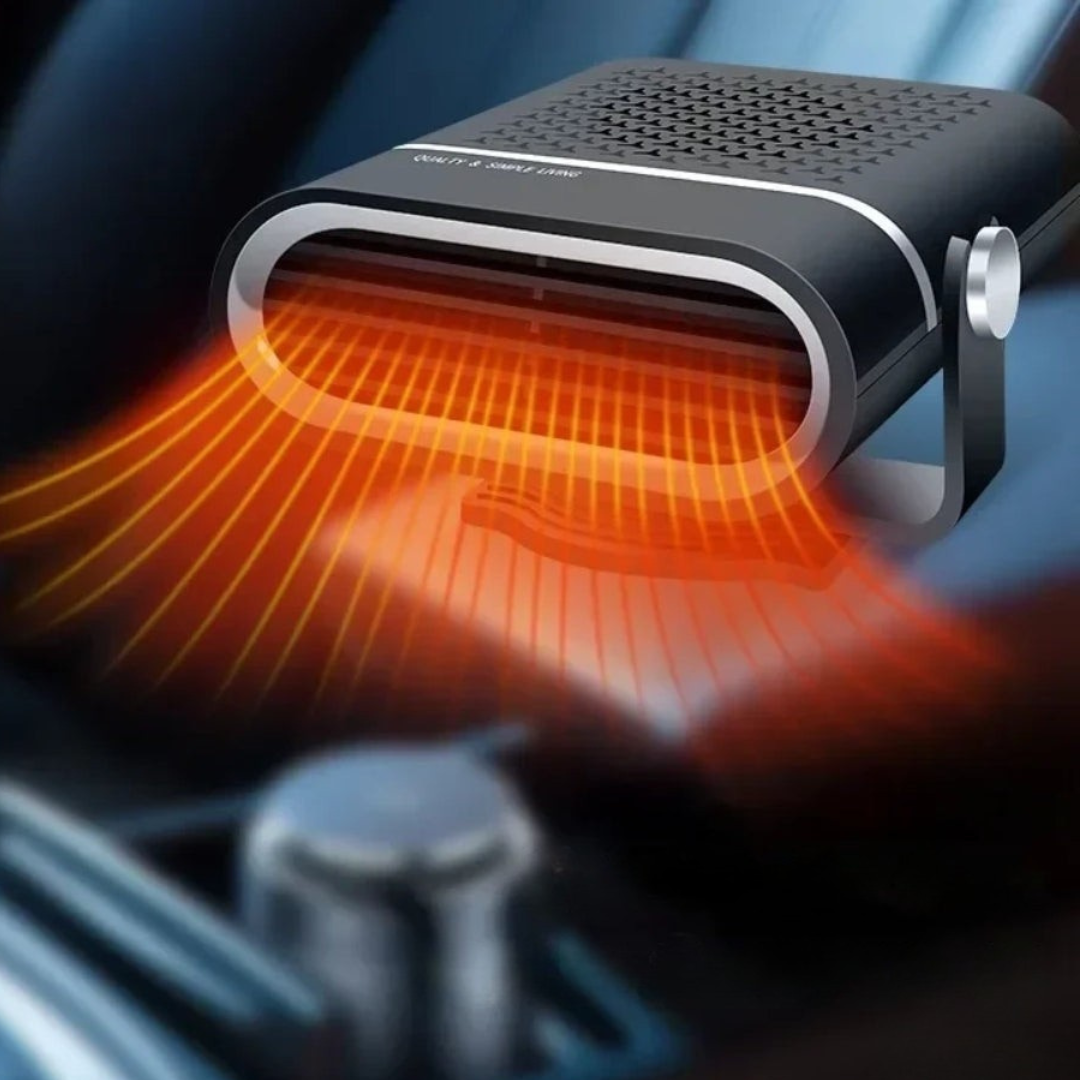 Compact 12V USB Car Heater with Adjustable Airflow