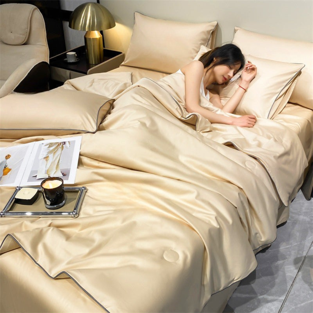 Lightweight Breathable Cooling Blanket for Comfortable Sleep