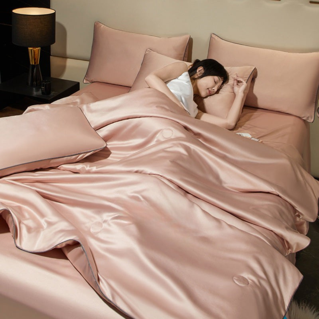 Lightweight Breathable Cooling Blanket for Comfortable Sleep