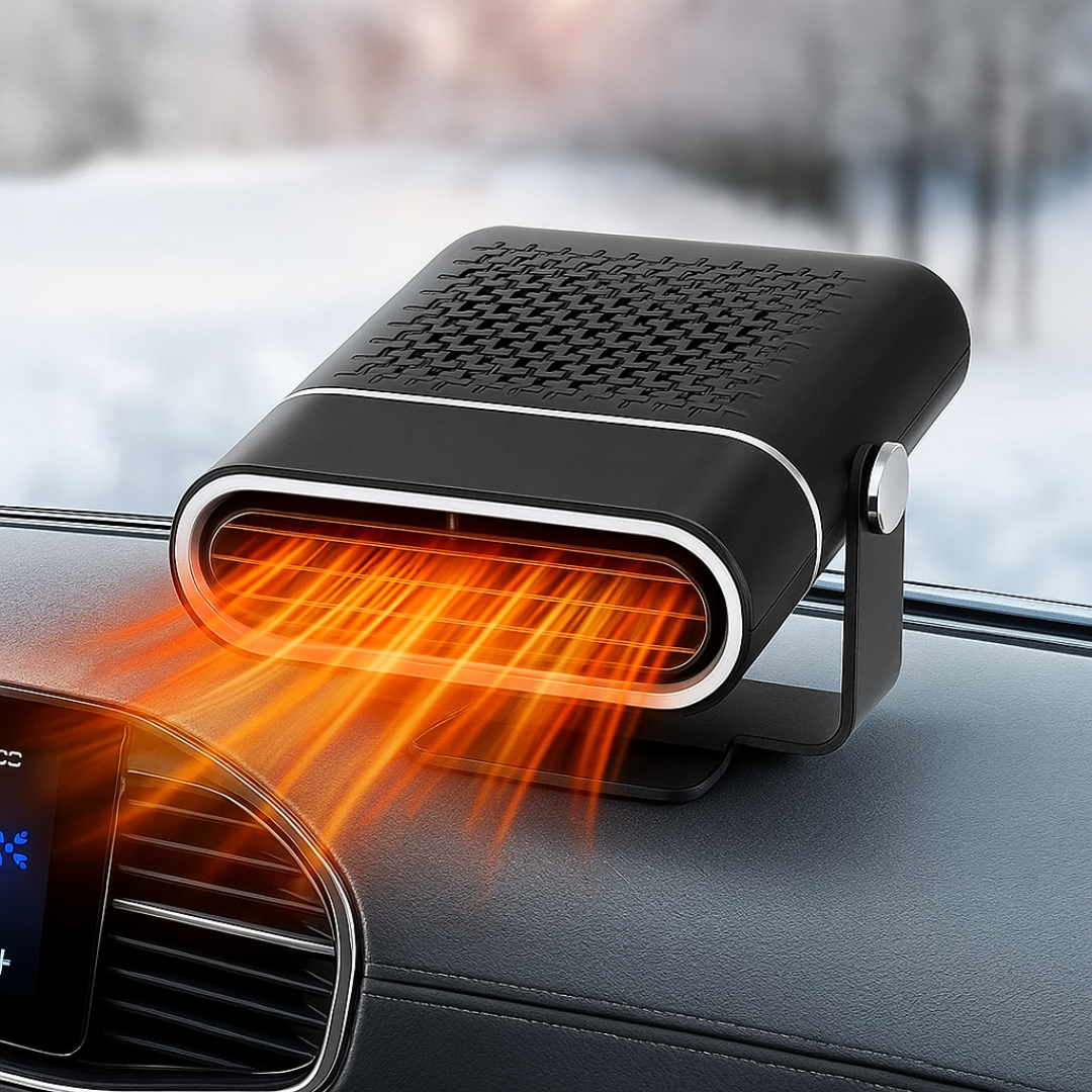 Compact 12V USB Car Heater with Adjustable Airflow