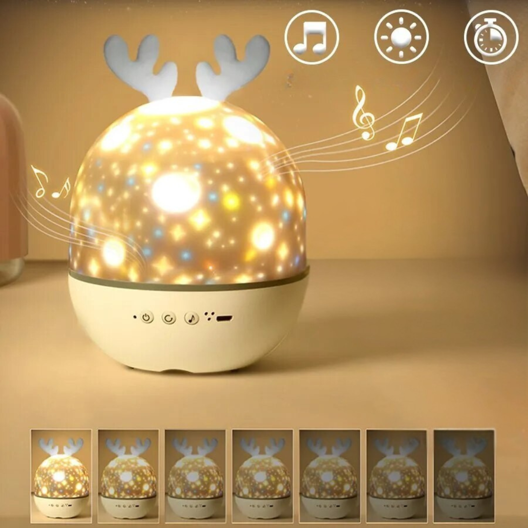 Kids Night Light Star Projector with 360° Rotation