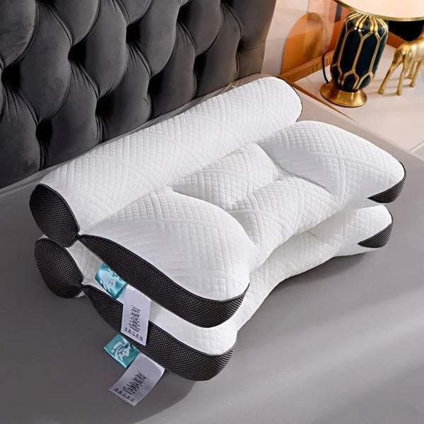 Ergonomic Goose Down Cervical Support Pillow