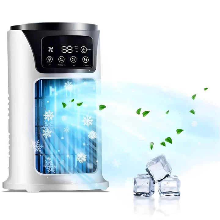 Portable Compact Air Conditioner with Remote Control for Rooms up to 250 sq ft