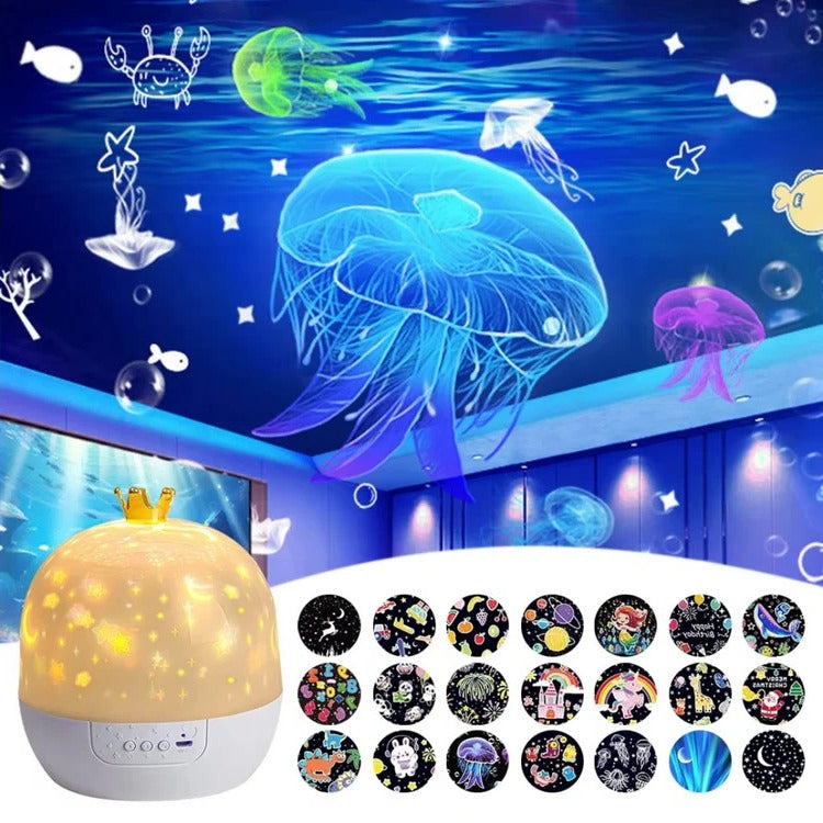 Children's Ocean Projection Night Light Lamp