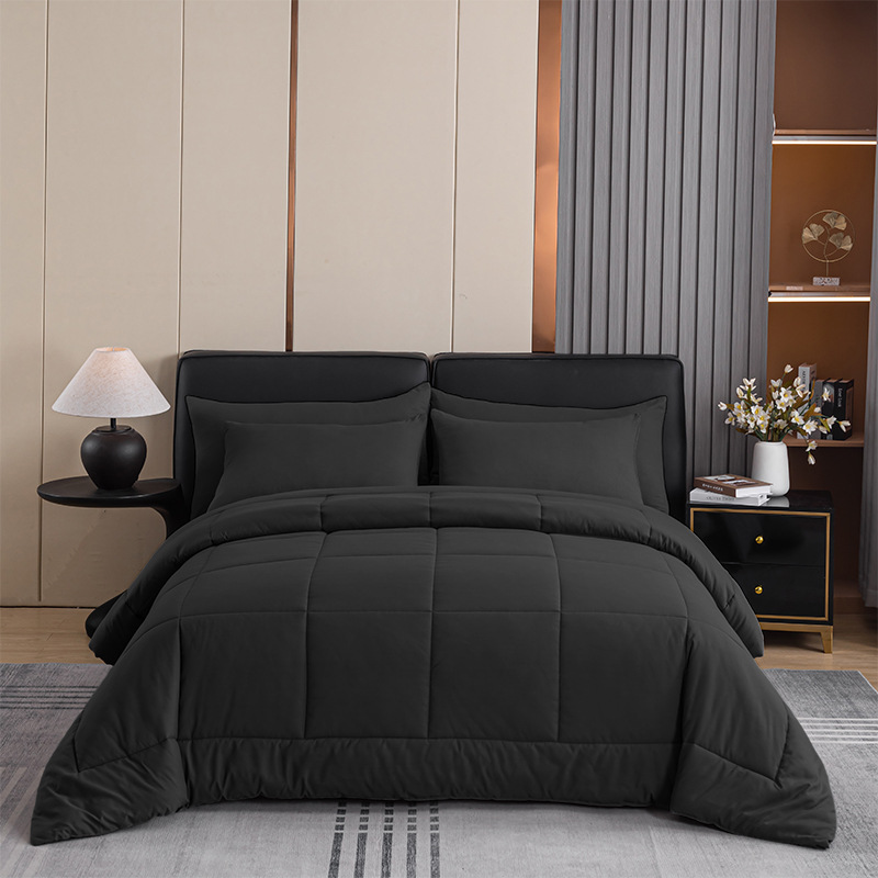 Luxurious 3-Piece Polyester Duvet Cover Set with Pillowcases