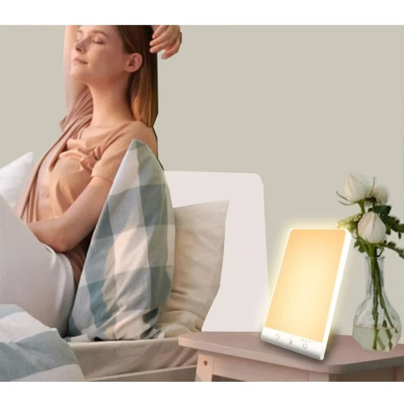 Adjustable USB Daylight Simulation Desk Lamp with Timer and Dual Color Temperature