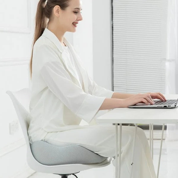 Ergonomic Adjustable Memory Foam Seat Cushion for Pressure Relief