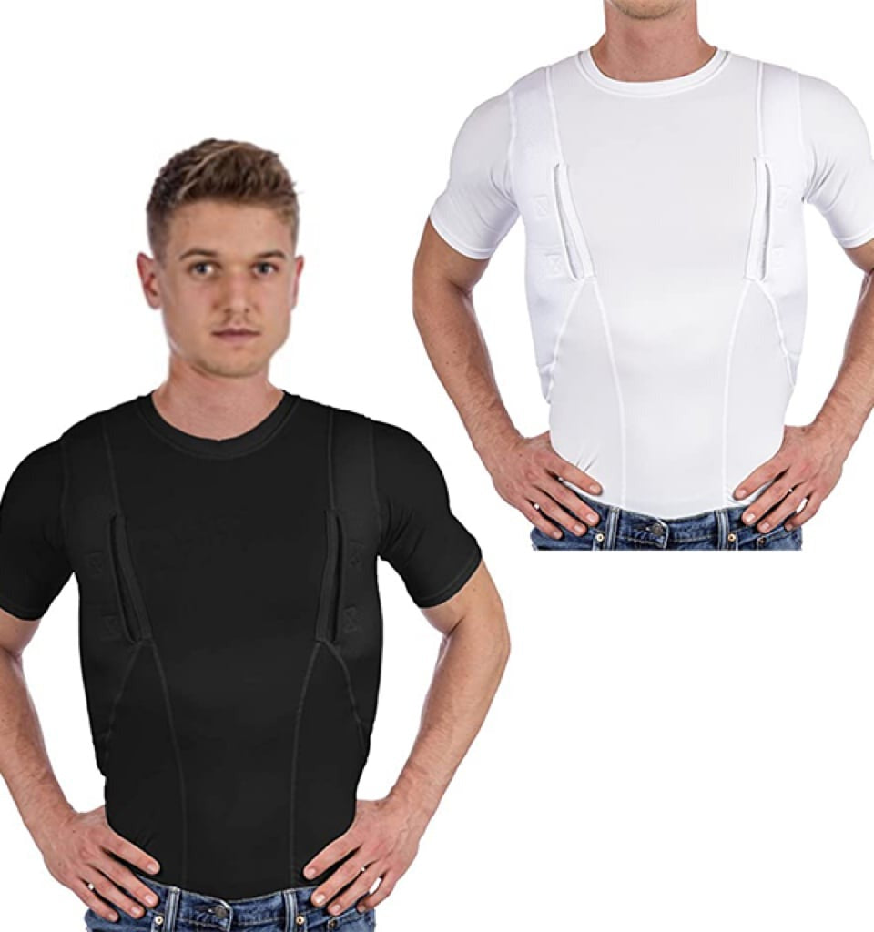 Concealed Carry Compression Holster T-Shirt for Men and Women