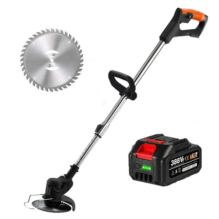 Cordless Electric Grass Trimmer with Rechargeable Battery