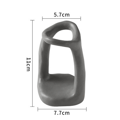 Ceramic Loop Organizer for Bathroom and Office