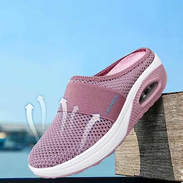 Orthopedic Wedge Sandals with Shock-Absorbing Sole