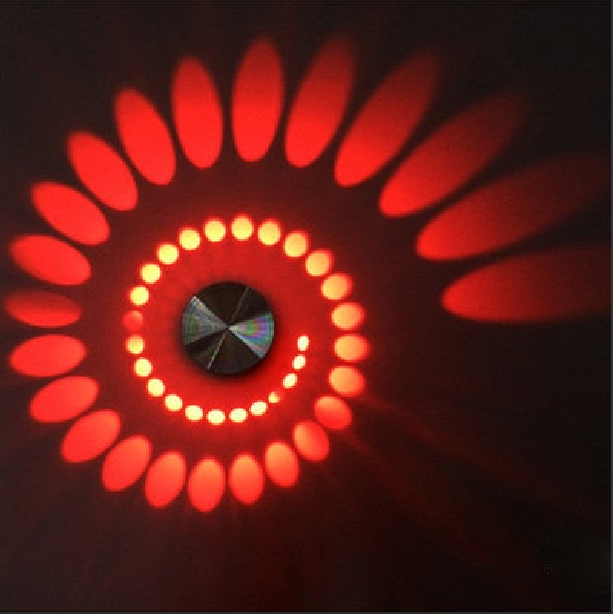 Spiral LED Downlight - Energy-Efficient Wall/Ceiling Lamp