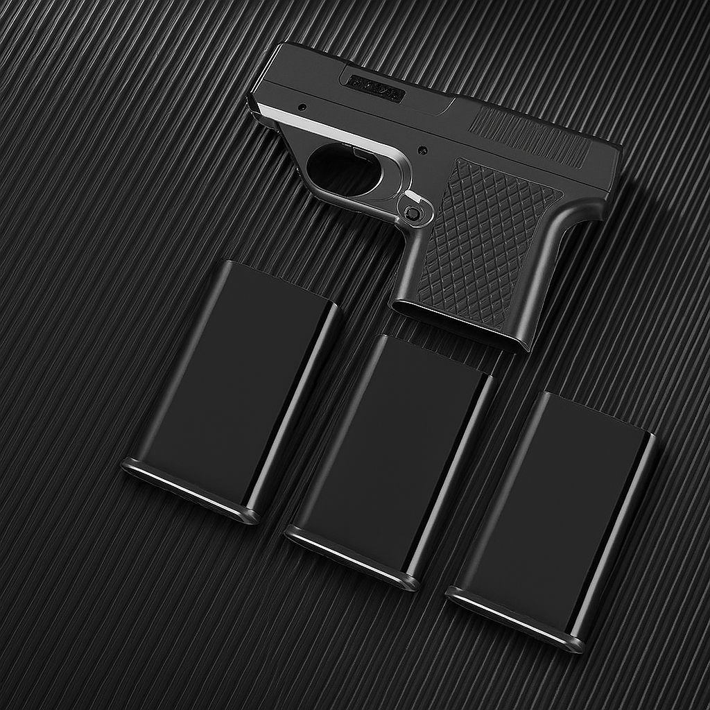 Butane Jet Flame Lighter with Hidden Storage Compartment