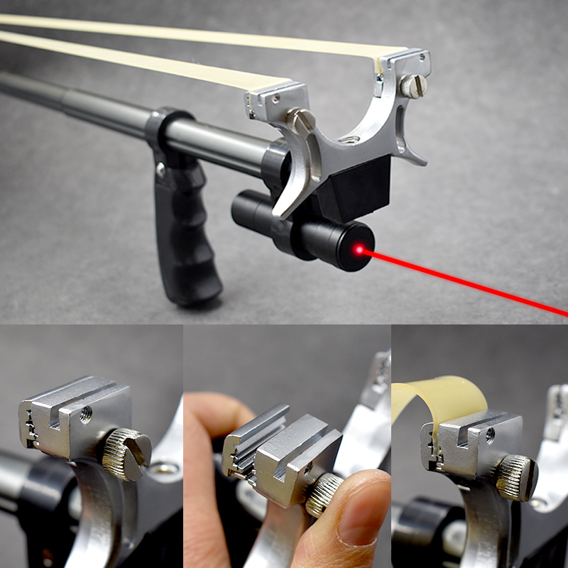 High Power Telescopic Slingshot with Laser Sight