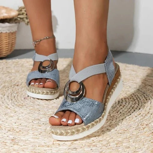 Breathable Arch Support Wedge Sandals for Women
