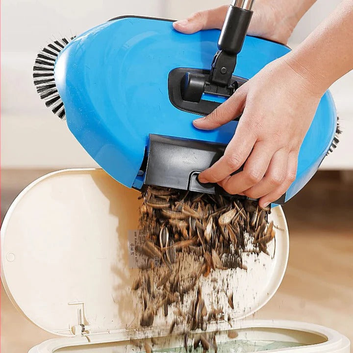 2-in-1 Cordless Vacuum Cleaner and Broom with Rechargeable Battery