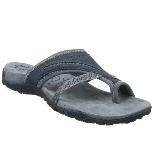 Comfortable Women's Cross-Strap Flip Flop Sandals with Arch Support