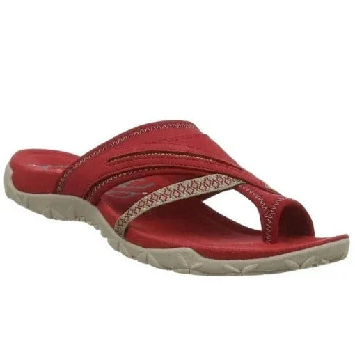 Comfortable Women's Cross-Strap Flip Flop Sandals with Arch Support
