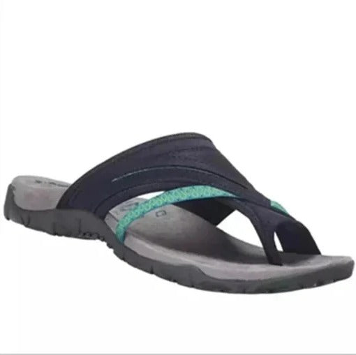 Comfortable Women's Cross-Strap Flip Flop Sandals with Arch Support