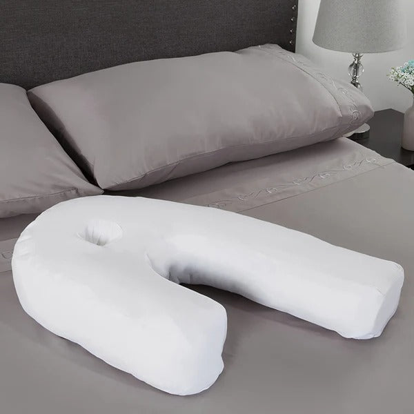 Side Sleeper Pillow with Ear Hole for Comfort and Support