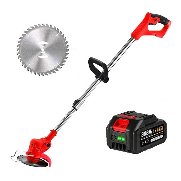 Cordless Electric Grass Trimmer with Rechargeable Battery