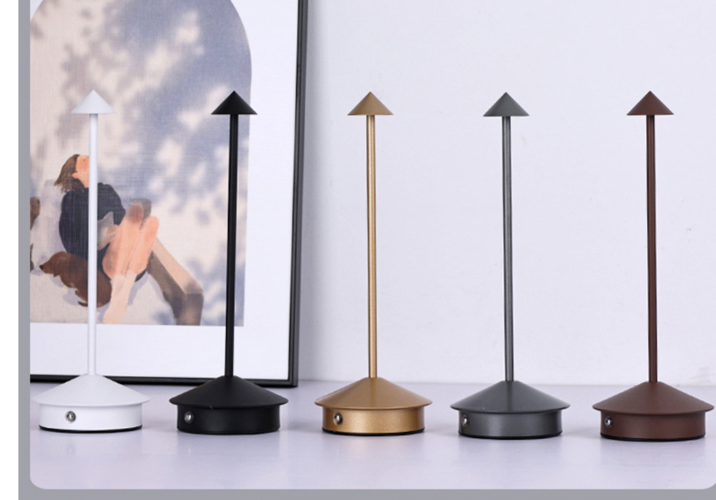 Dimmable Waterproof Wireless LED Table Lamp