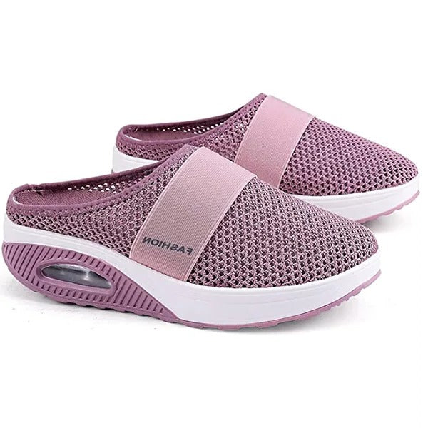 Orthopedic Wedge Sandals with Shock-Absorbing Sole