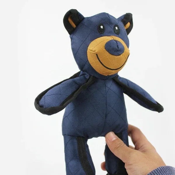 Indestructible Interactive Bear Dog Toy for Heavy Chewers