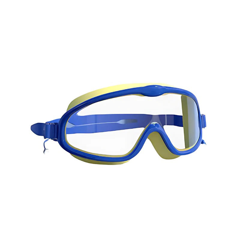 Kids Anti-Fog Swim Goggles with Wide View and Adjustable Strap