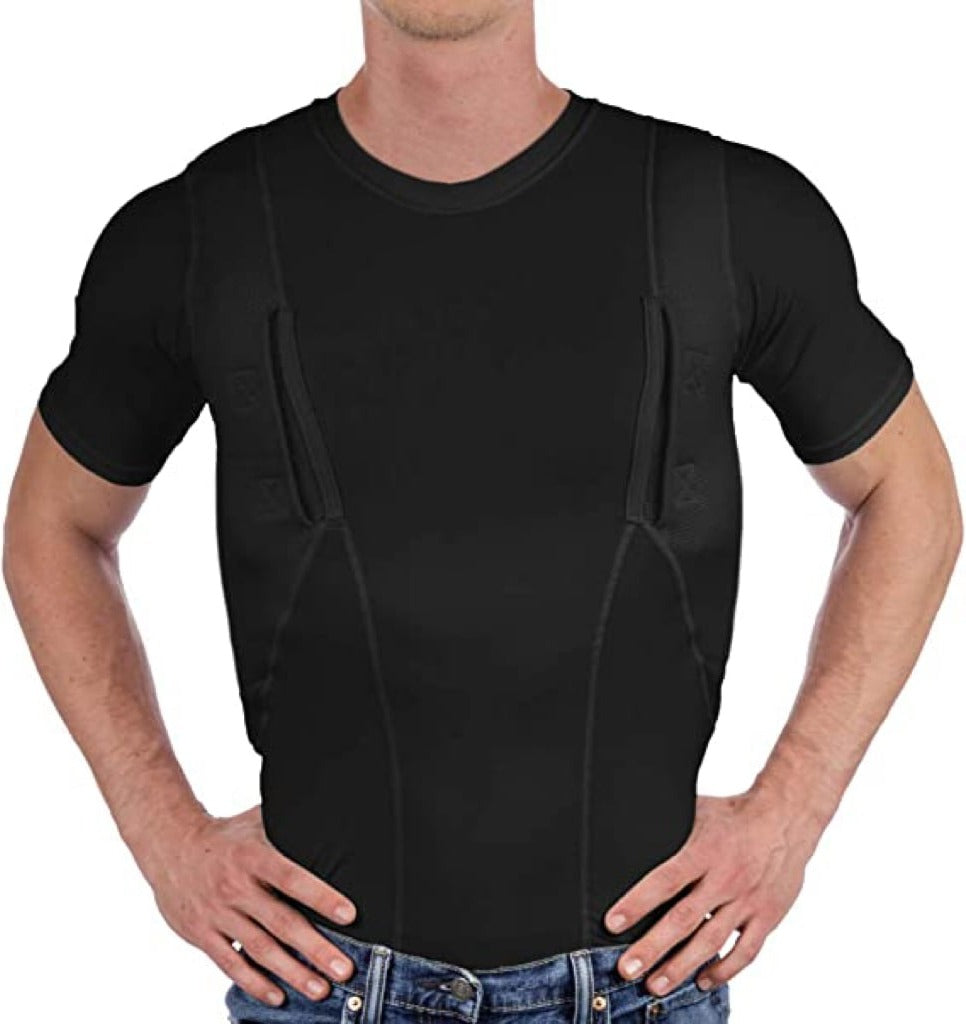Concealed Carry Compression Holster T-Shirt for Men and Women