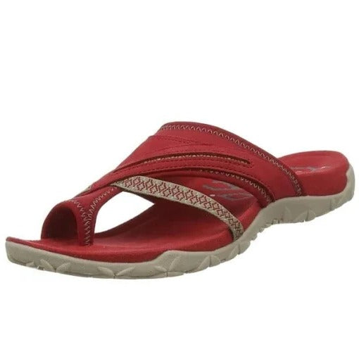 Orthopedic Cross Strap Sandals for Women with Arch Support