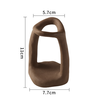 Ceramic Loop Organizer for Bathroom and Office