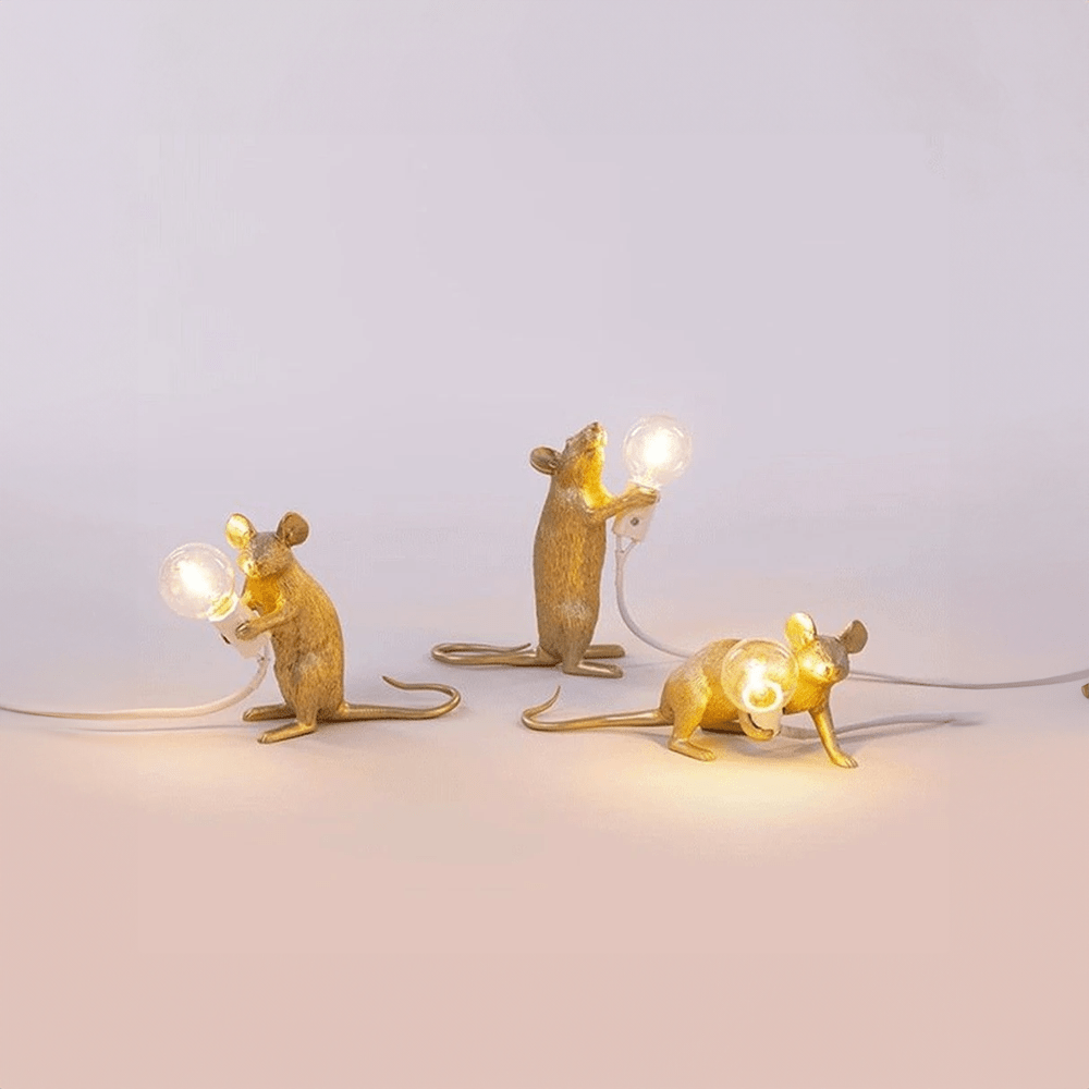 Animal Figurine LED Table Lamp with Warm Light
