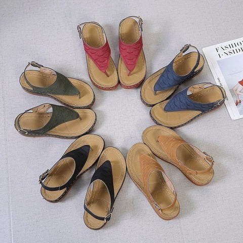 Orthotic Women's Sandals for Foot Pain Relief