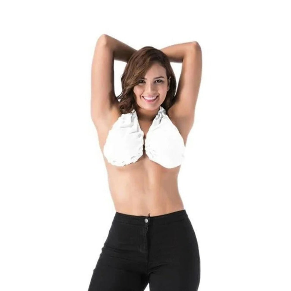 Soft Terry Towel Bra for Sweat Reduction