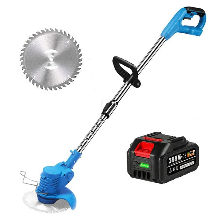 Cordless Electric Grass Trimmer with Rechargeable Battery
