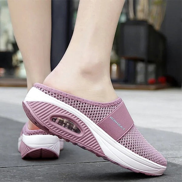 Orthopedic Wedge Sandals with Shock-Absorbing Sole