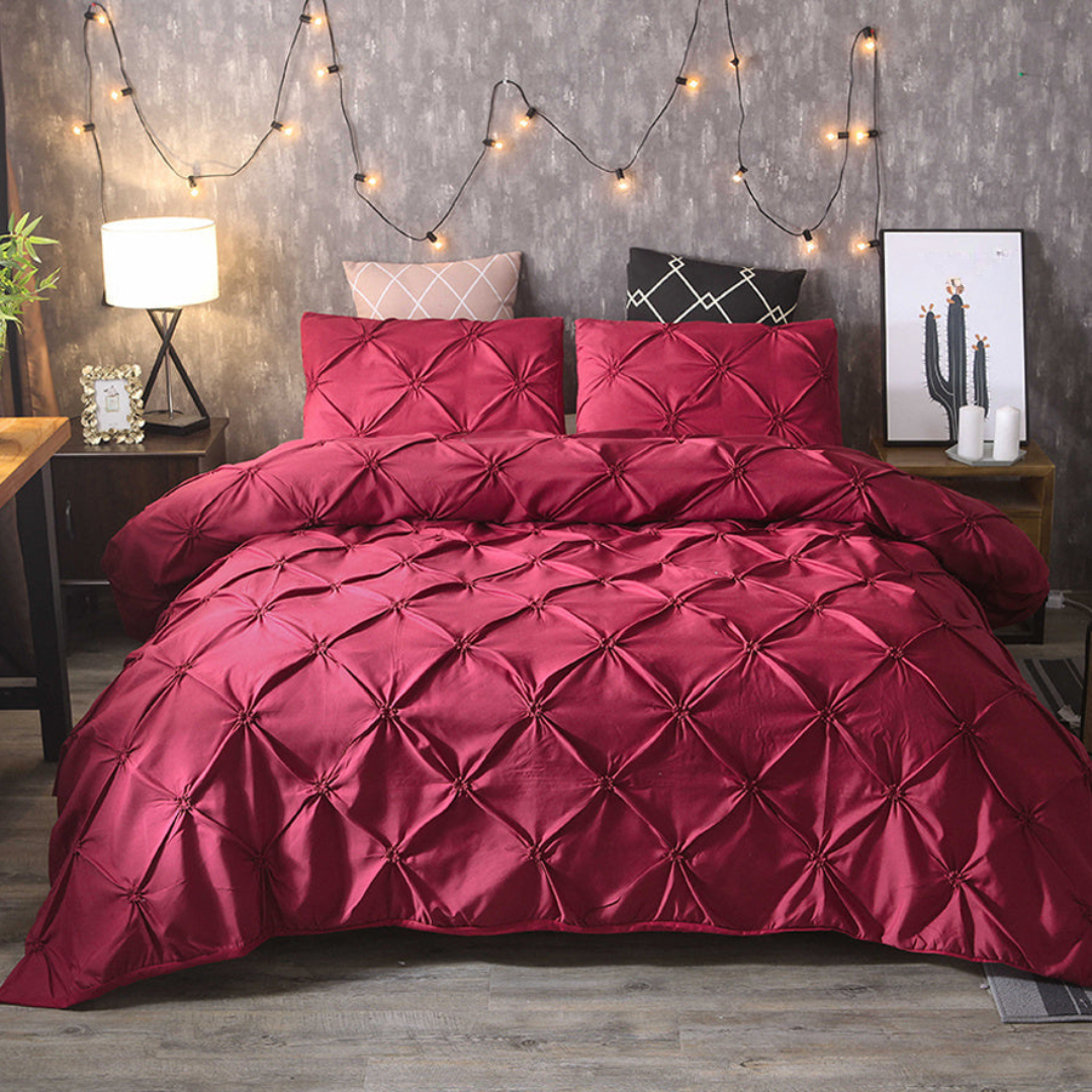 Tufted Cotton Bedding Set for Cozy Comfort