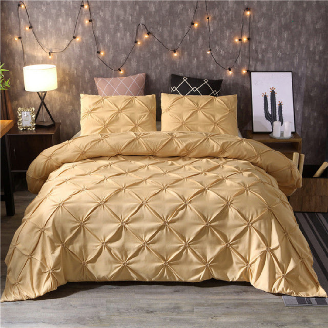 Tufted Cotton Bedding Set for Cozy Comfort