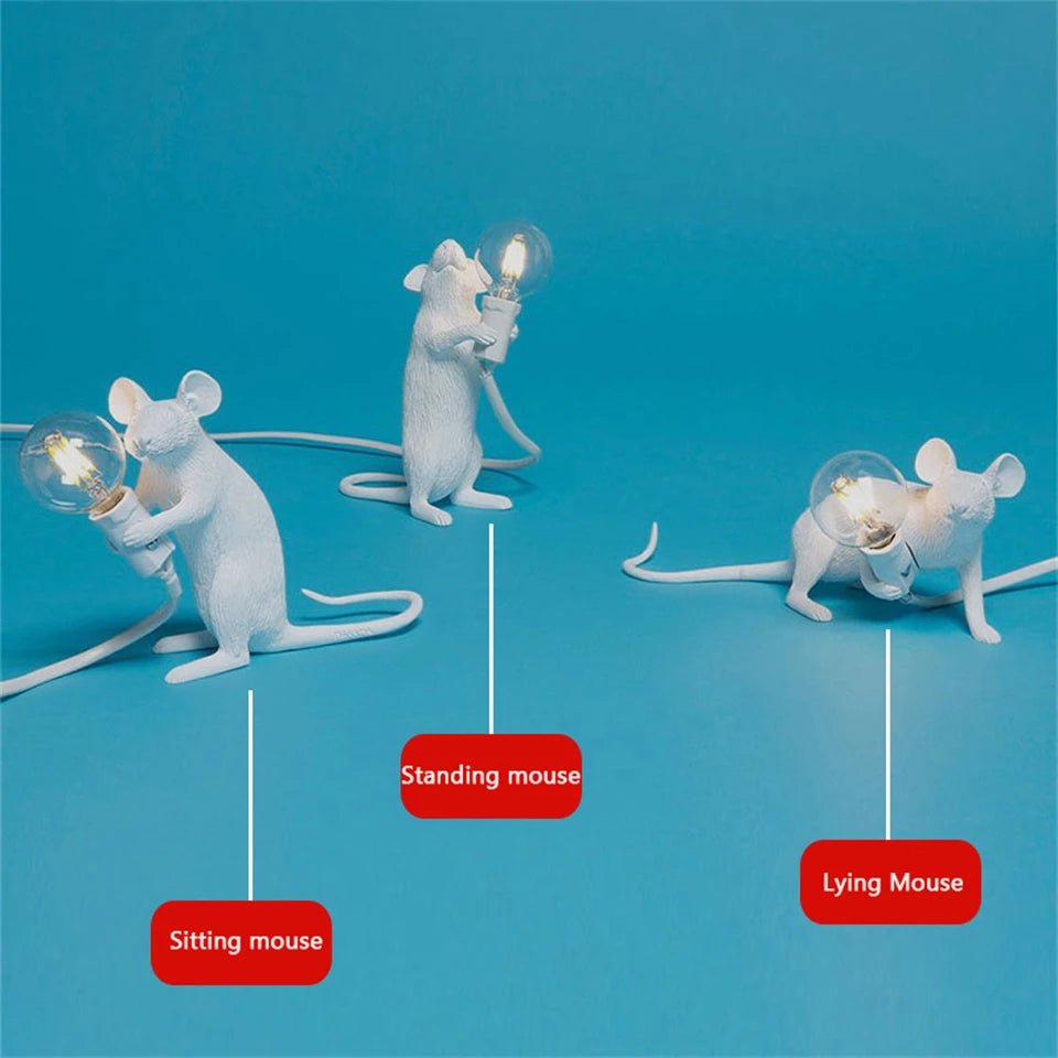 Animal Figurine LED Table Lamp with Warm Light