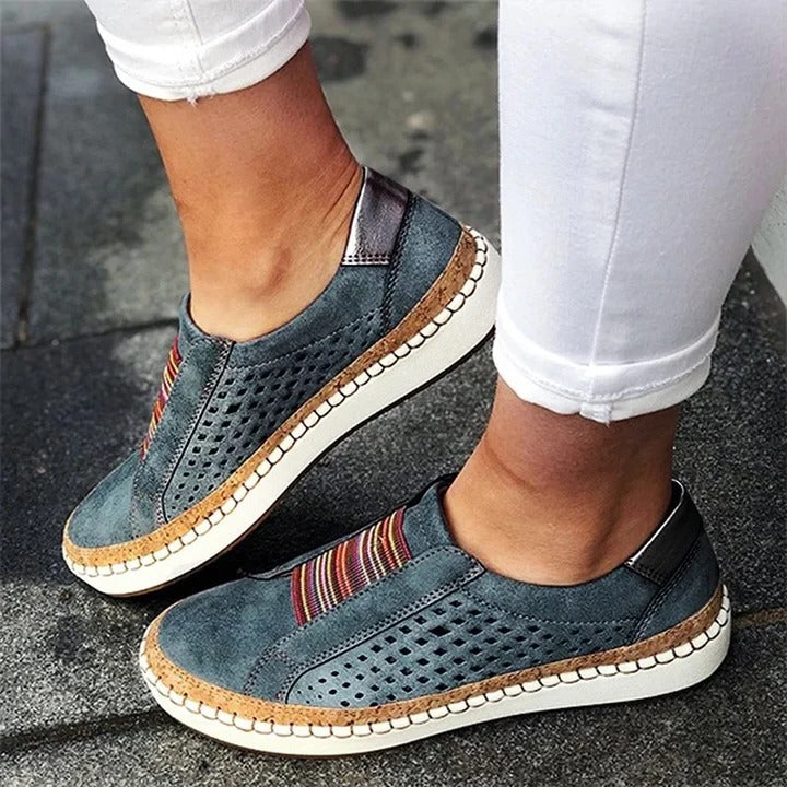 Women's Breathable Slip-On Bunion Corrector Sneakers with Arch Support