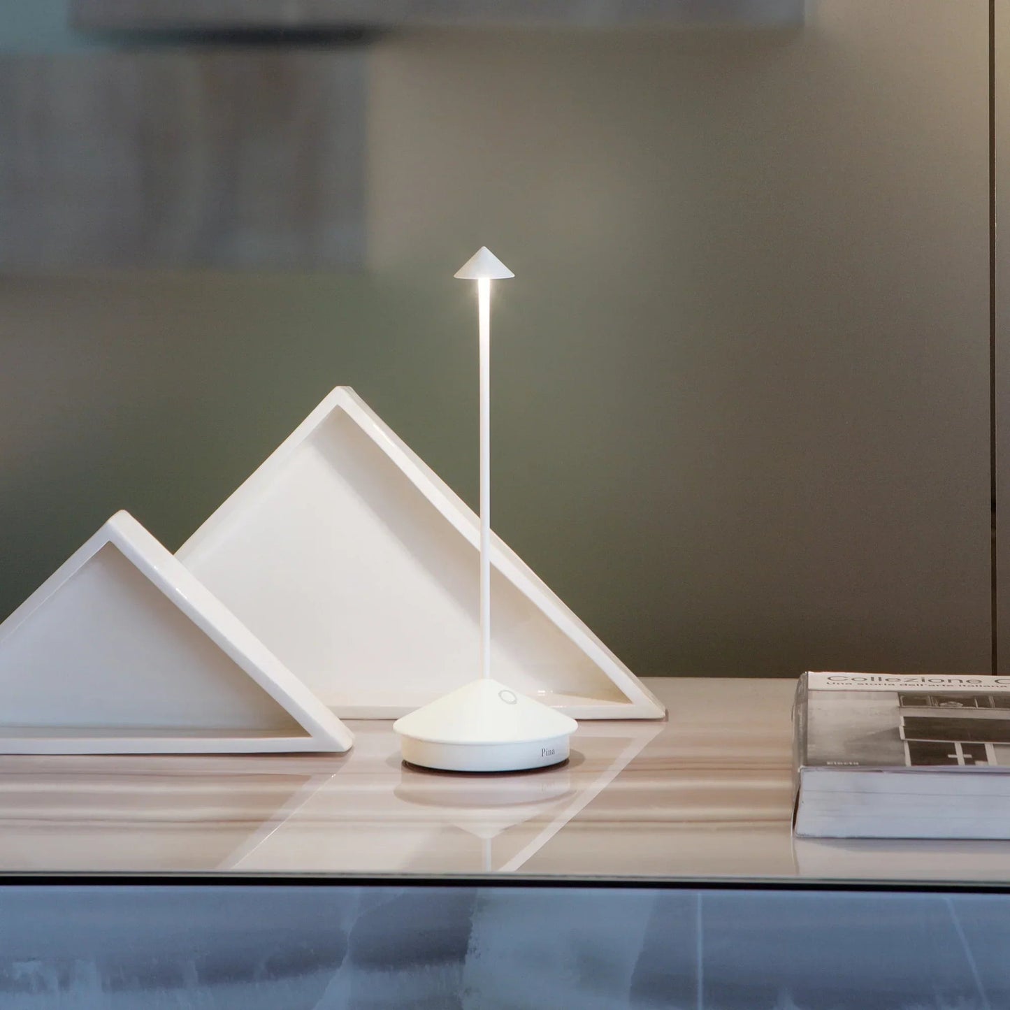 Dimmable Portable LED Table Lamp - Weatherproof & Rechargeable