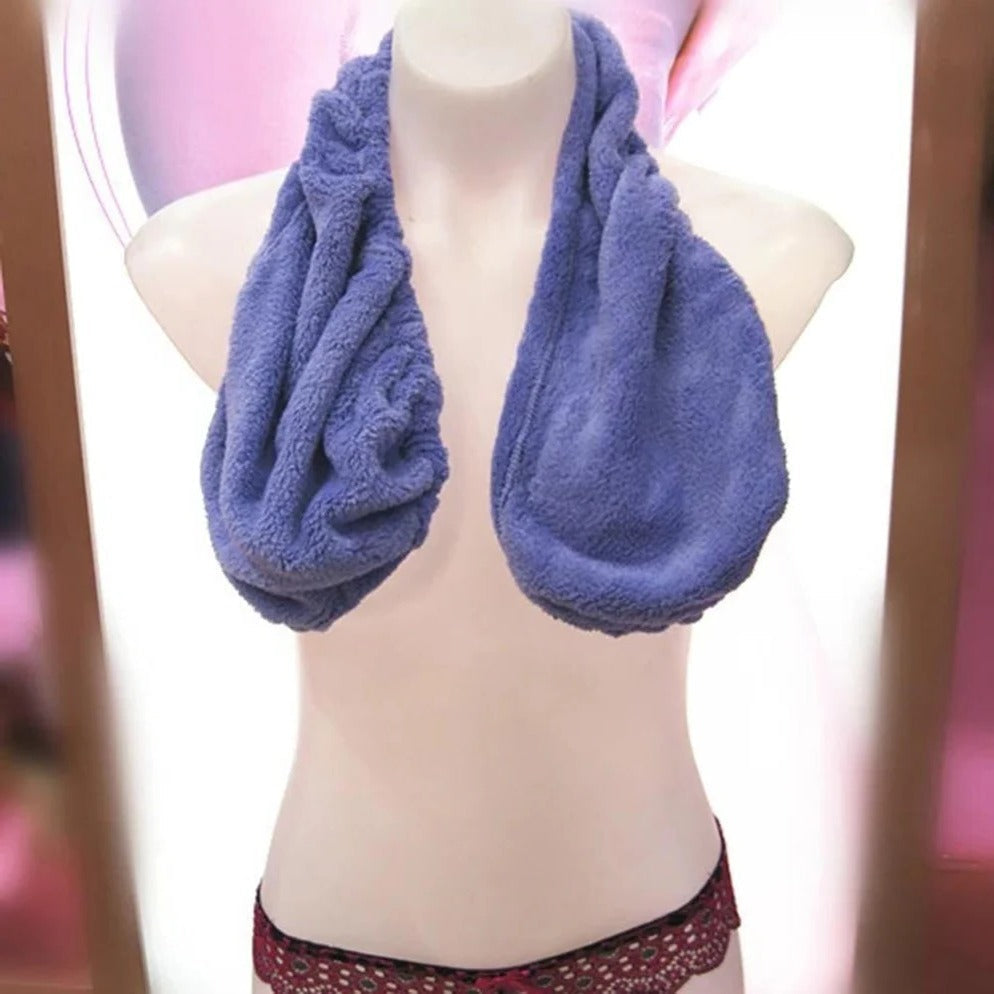 Soft Terry Towel Bra for Sweat Reduction